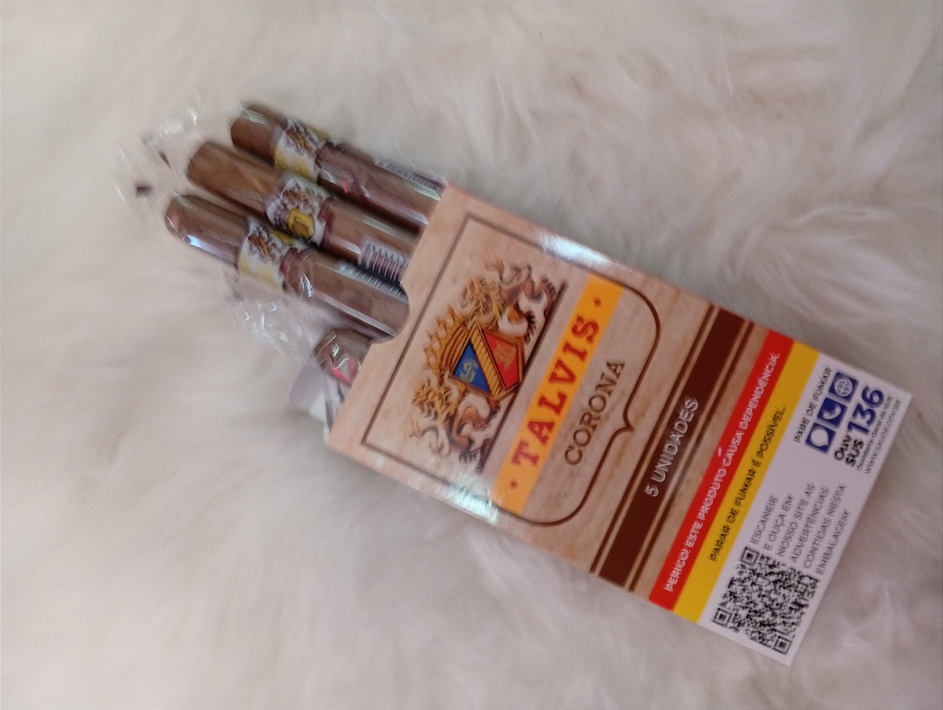 Charuto Talvis Chocolate com 5 Unidades