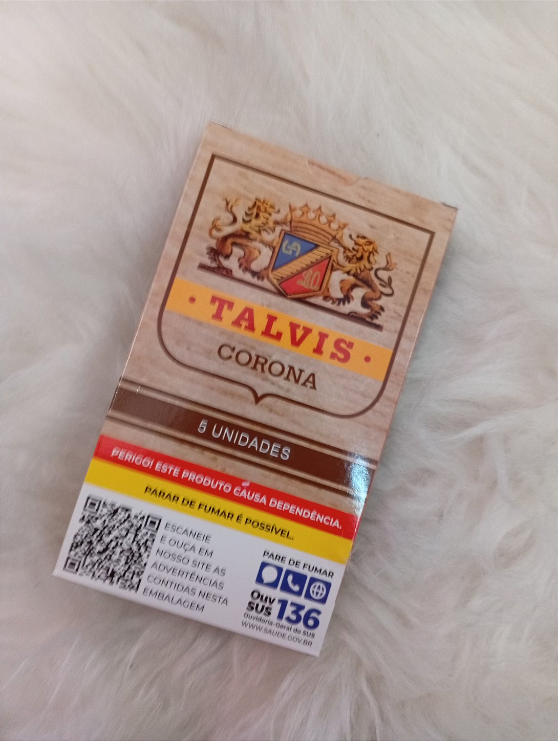 Charuto Talvis Chocolate com 5 Unidades