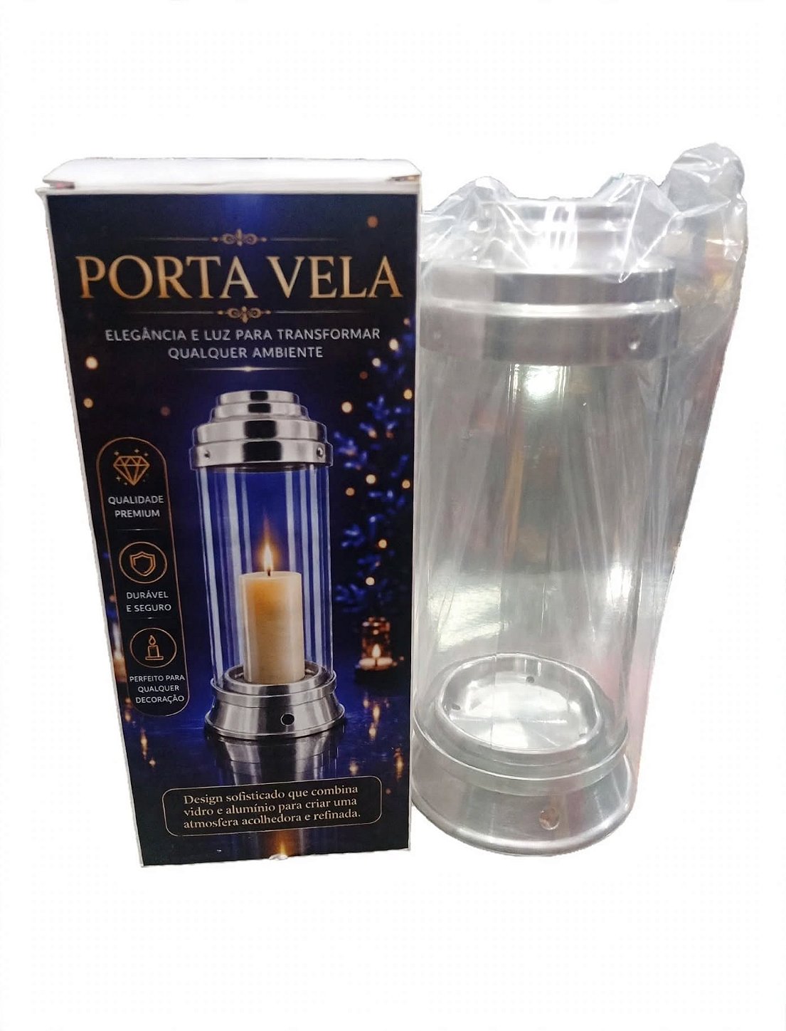 Copo para vela de 7 dias luxo