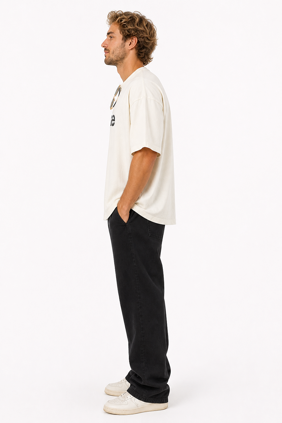 Camiseta Oversized Masculina Off-White Haze
