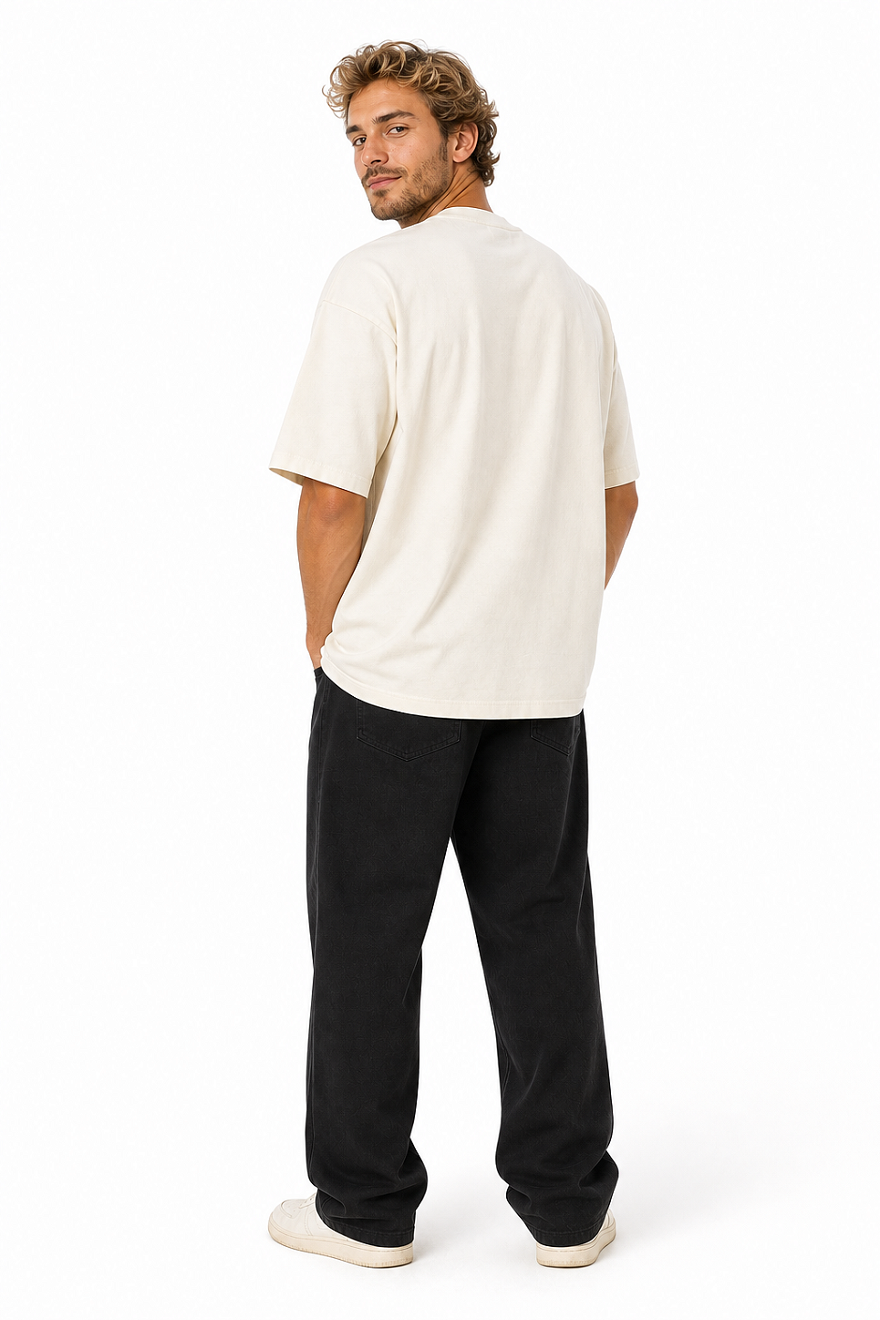 Camiseta Oversized Masculina Off-White Haze