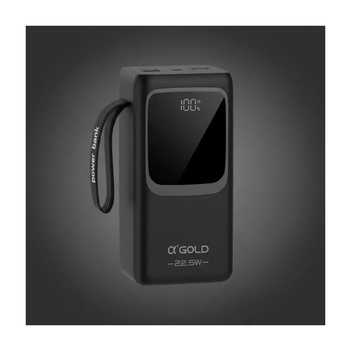 Power Bank Portátil A'Gold 50000mAh Turbo 22.5W 6 Portas