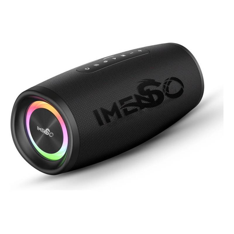 Caixa de Som Imenso X23D 100W Bluetooth Extra Bass IPX6 com LED RGB