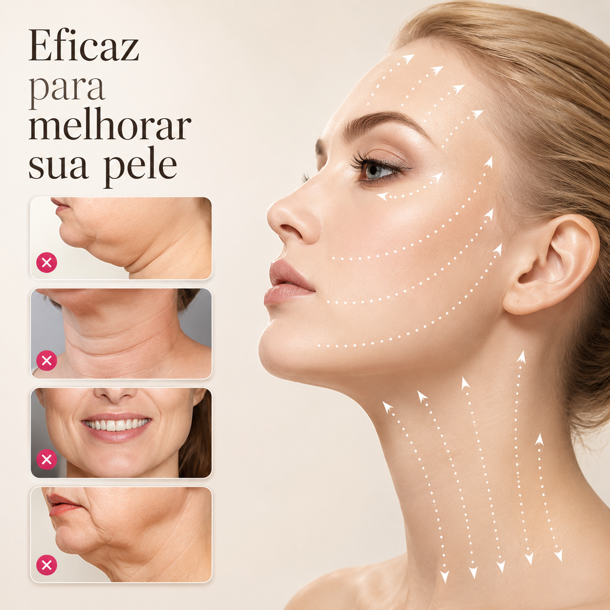 Instrumento de Massagem Facial Magro KAPBOM KA-2220