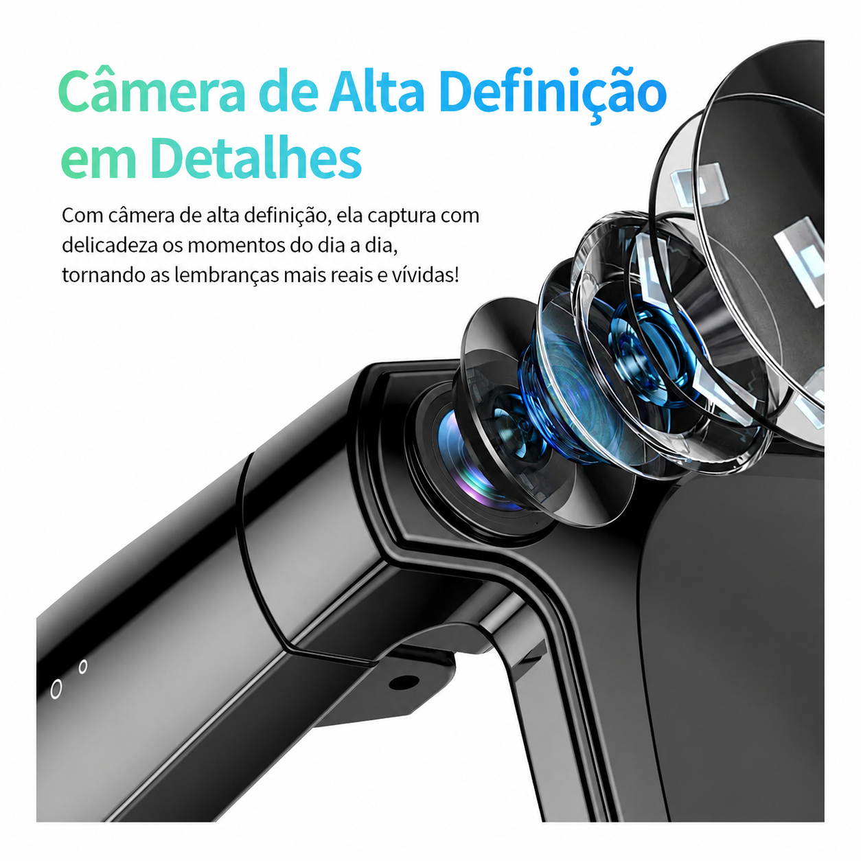 Óculos Inteligentes IA Com Câmera | Assistente De Voz & Tradutor de Idiomas SMART GLASSES CY01