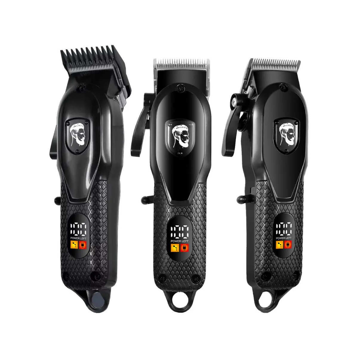 Máquina de Cortar Cabelo Daling Hair Clipper Dl-1755 Black Clipper Máquina de Cortar Cabelo
