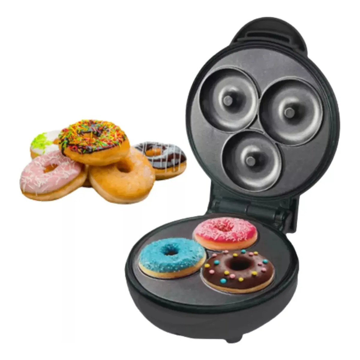 Mini Máquina de Donut e Rosquinhas Confeitaria 350W