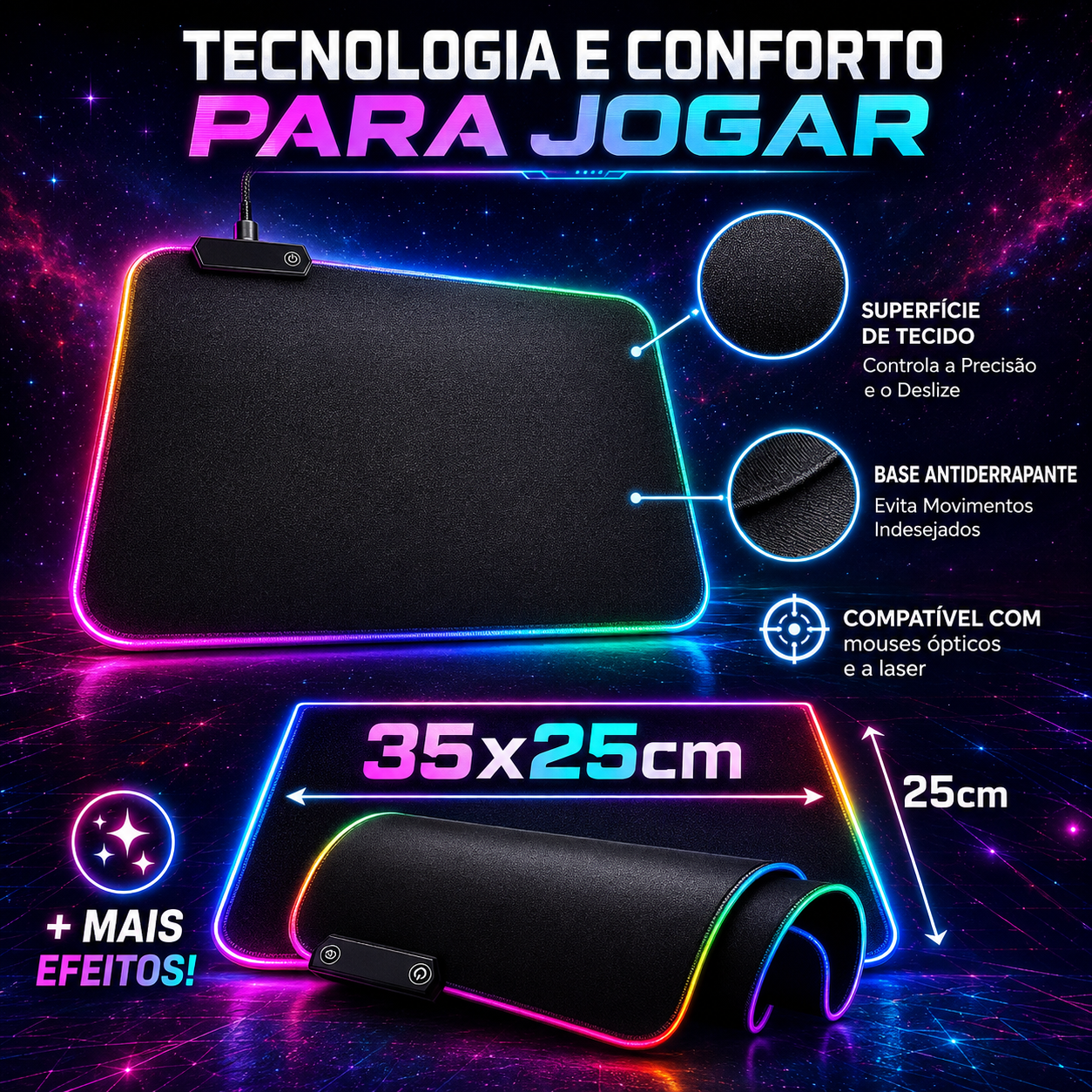 Mouse Pad RGB KAPBOM-002