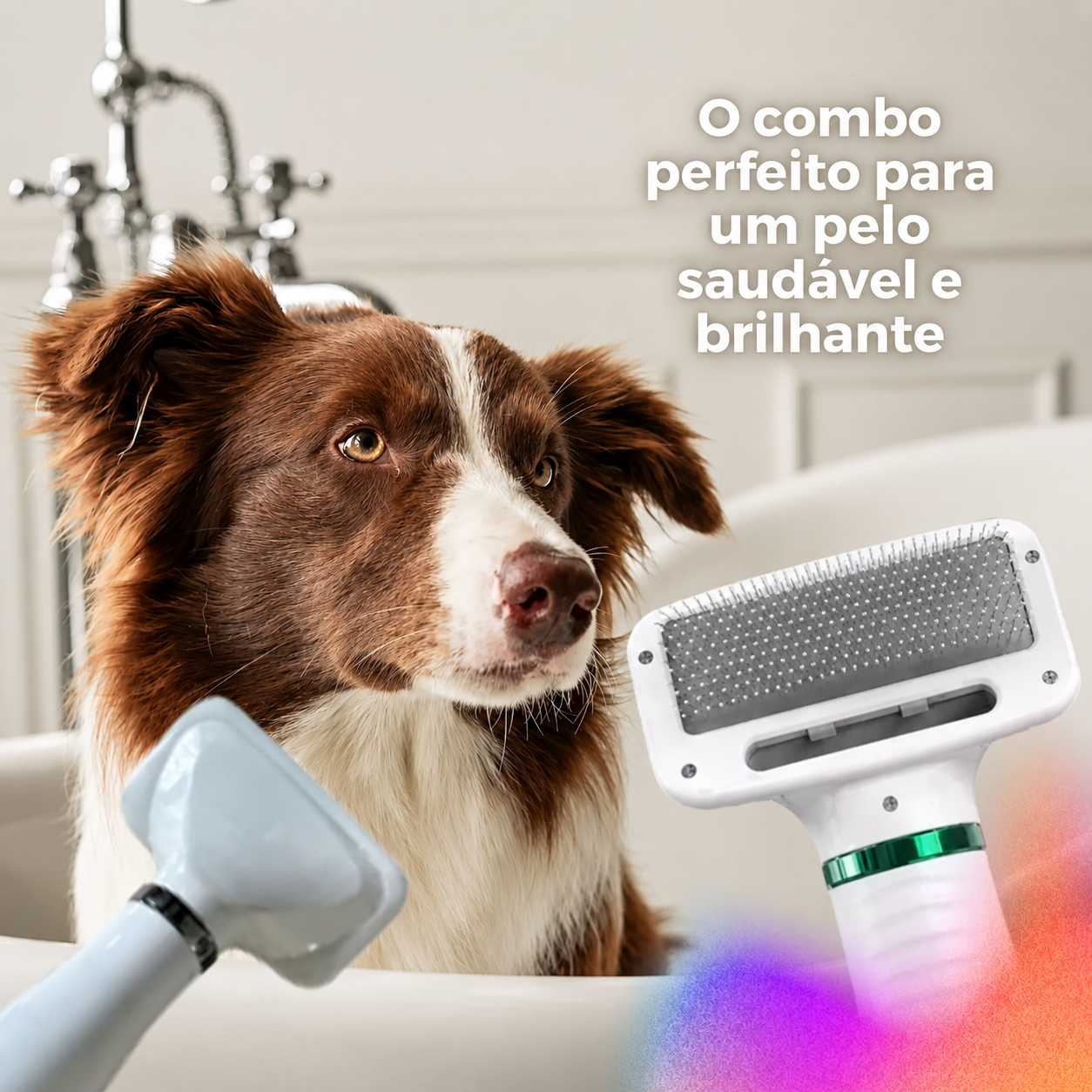 Secador De Cachorro 110V Pente Soprador Banho Pet Gato 2 Em1 ANJGG