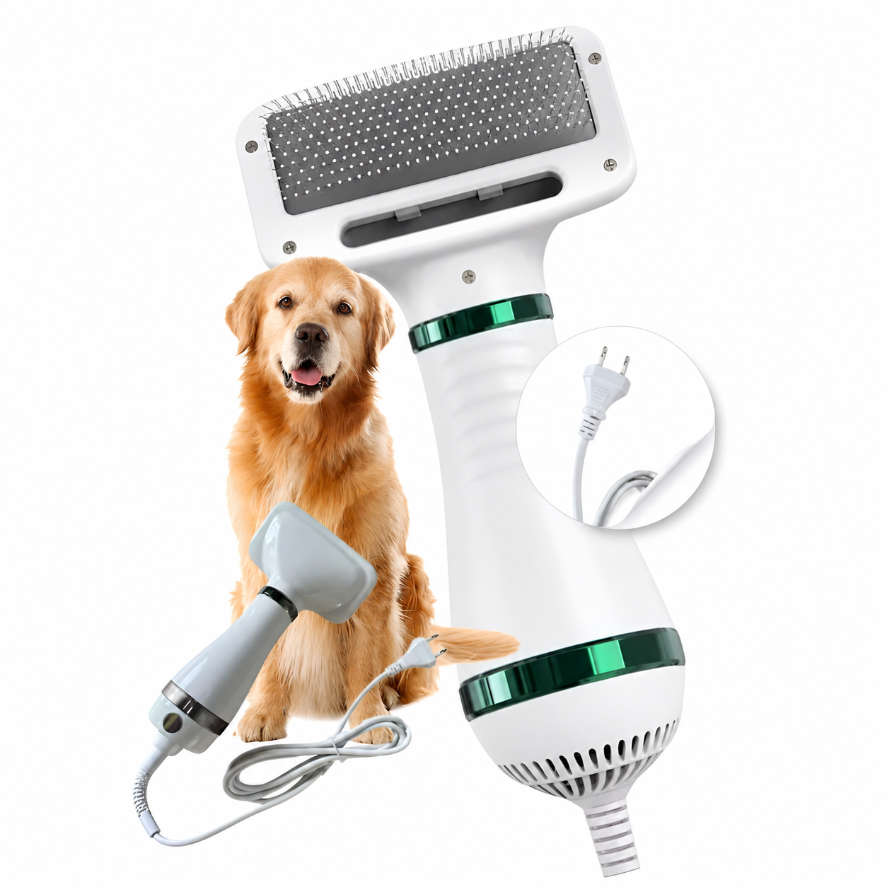 Secador De Cachorro 110V Pente Soprador Banho Pet Gato 2 Em1 ANJGG
