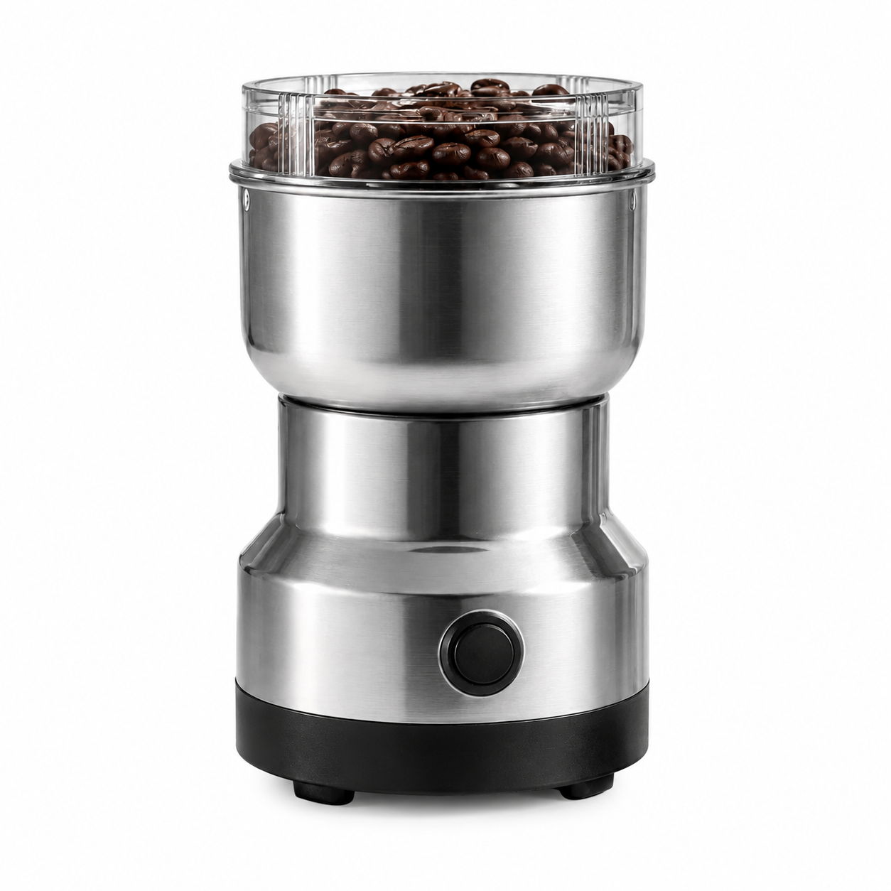 Moedor Café Triturador Processador Grãos Inox Elétrico BMAX BM-F3402