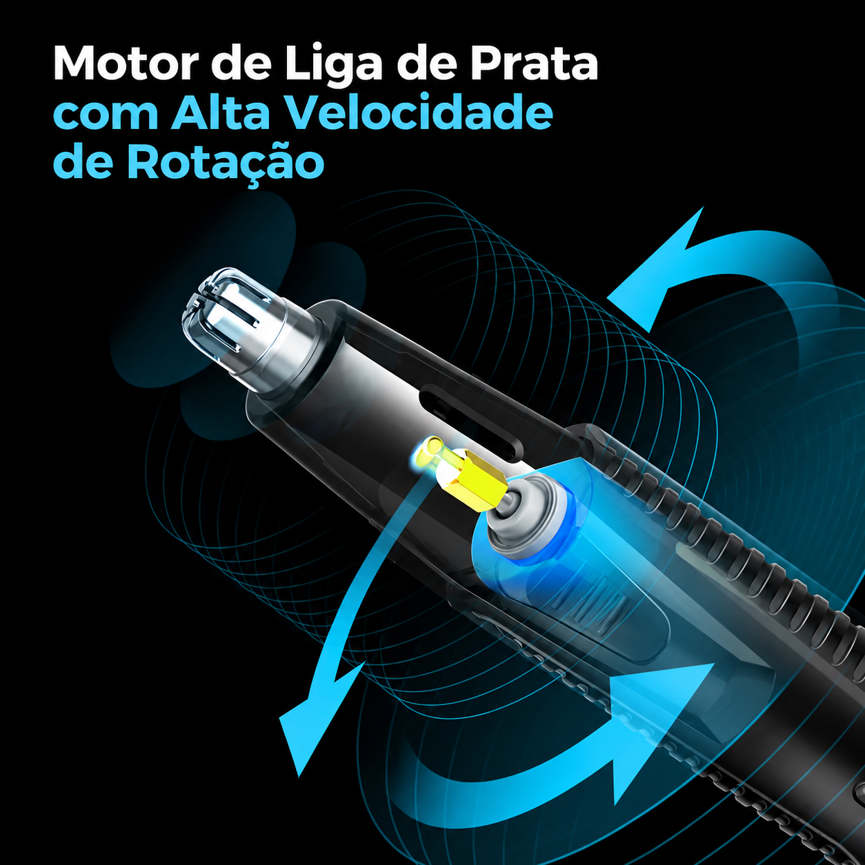 Aparador Elétrico Daling De Pelos Orelha Nariz 2 Em 1 DL-7019