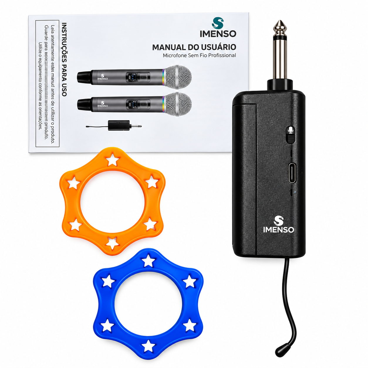 Microfone Imenso Sem Fio IMS-770 Plug And Play