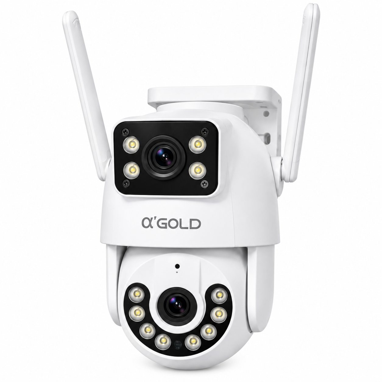 Câmera de Segurança Binóculo Inteligente A'Gold CAM-10 Full HD Wi-Fi para Casa
