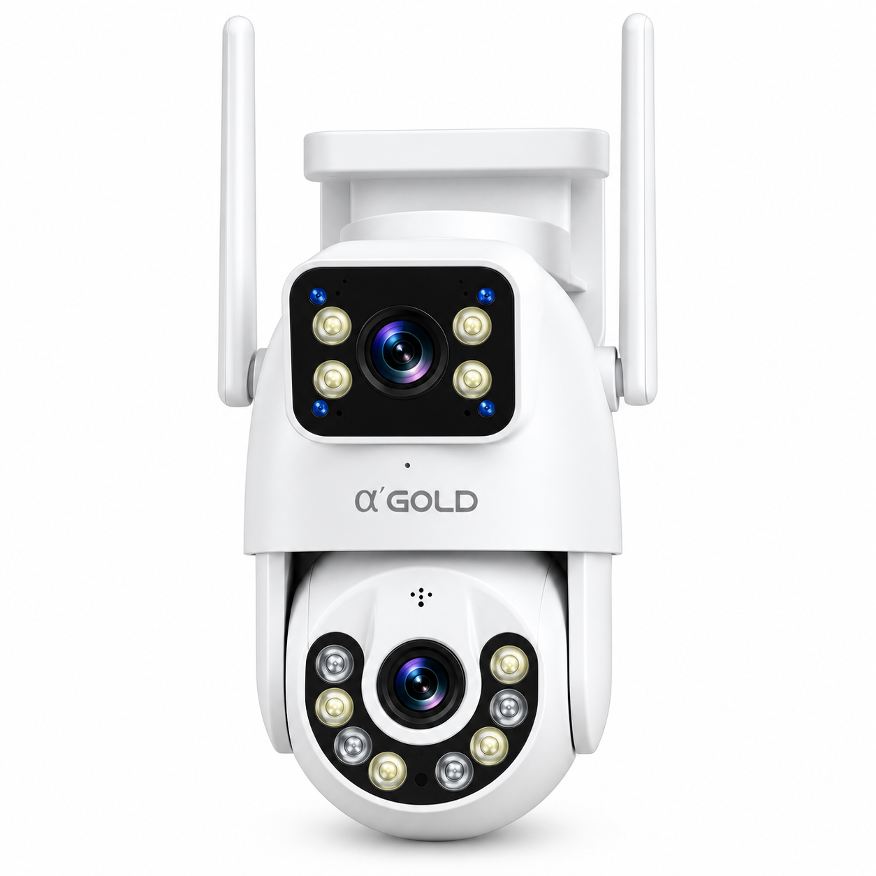 Câmera de Segurança Binóculo Inteligente A'Gold CAM-10 Full HD Wi-Fi para Casa