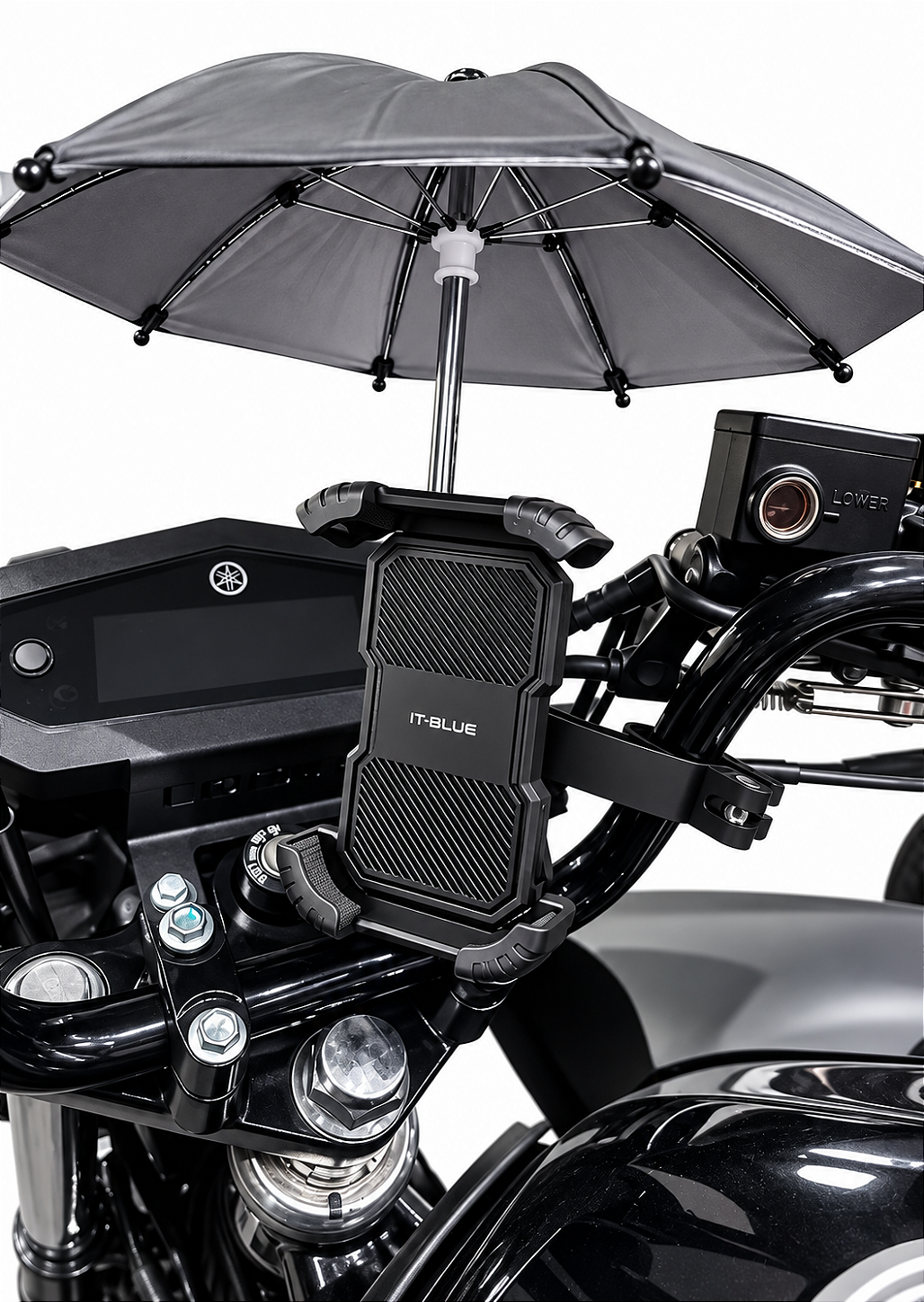 Suporte Celular Moto Bicicleta Universal Mini Guarda Chuva LE-137 ITBLUE