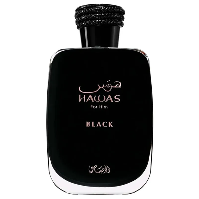 Perfume Hawas Black Masculino Eau de Parfum 100ml