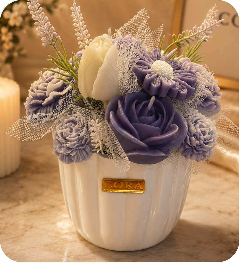 Vaso de Velas Aromáticas - Tamanho P