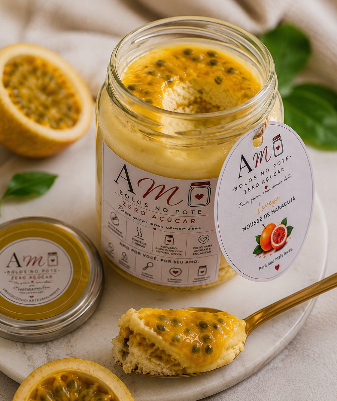 AMO Leveza - Mousse de Maracujá