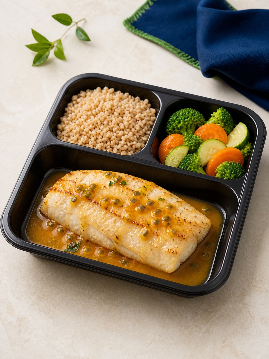Peixe Branco ao Maracujá