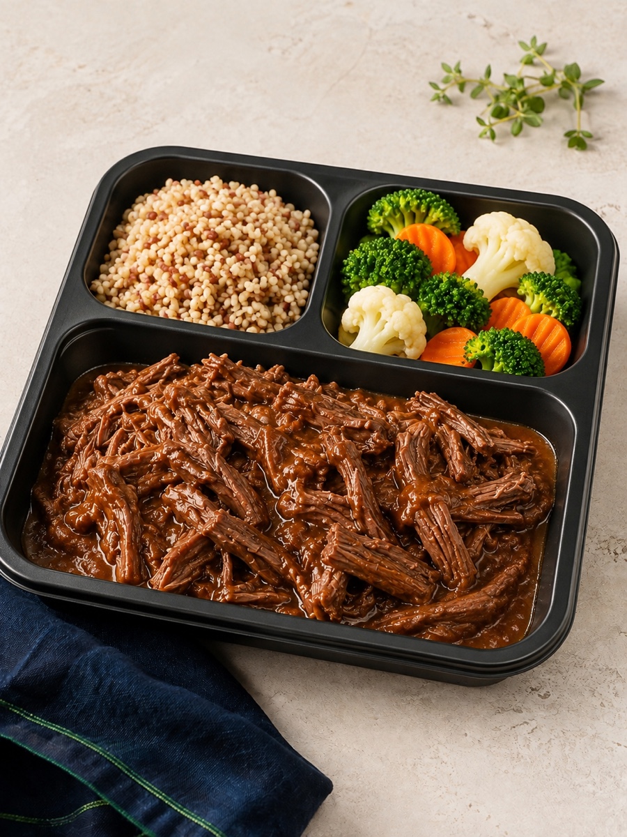 Carne Desfiada com Rôti