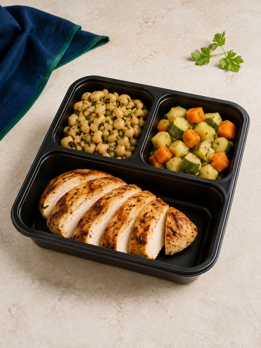 Frango com Feijão Verde