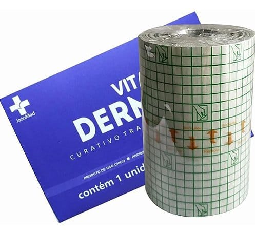 Curativo Filme Transparente Vital Derme para Tatuagem 5cm x 10m