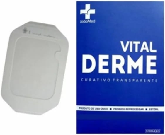 50un Curativo Transparente Estéril Vitalderme 6 X 7cm
