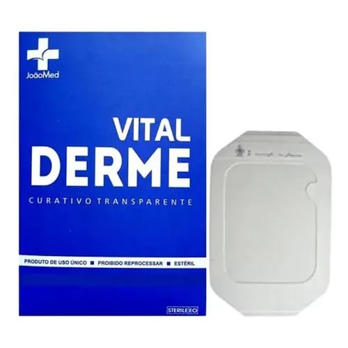 50un Curativo Transparente Estéril Vitalderme 6 X 7cm