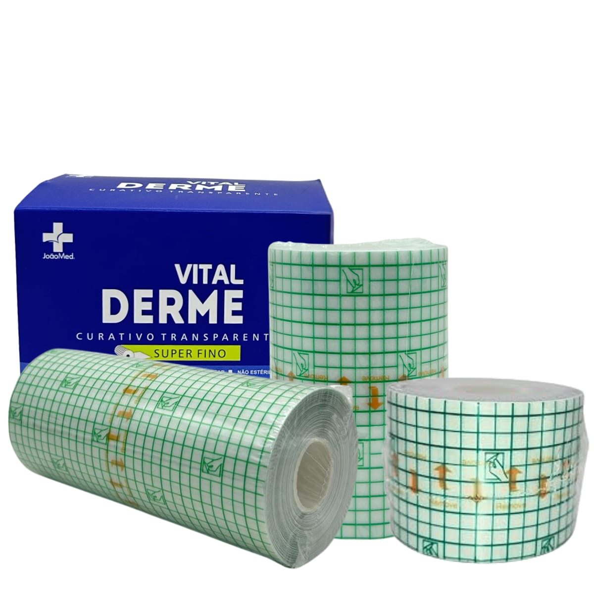 Curativo Filme Transparente Super Fino Fosco 10 cm x 10 m Vital Derme