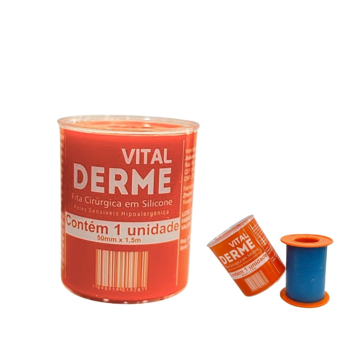Fita De Silicone Cirúrgica Adesiva 5cm X 5m Vitalderme