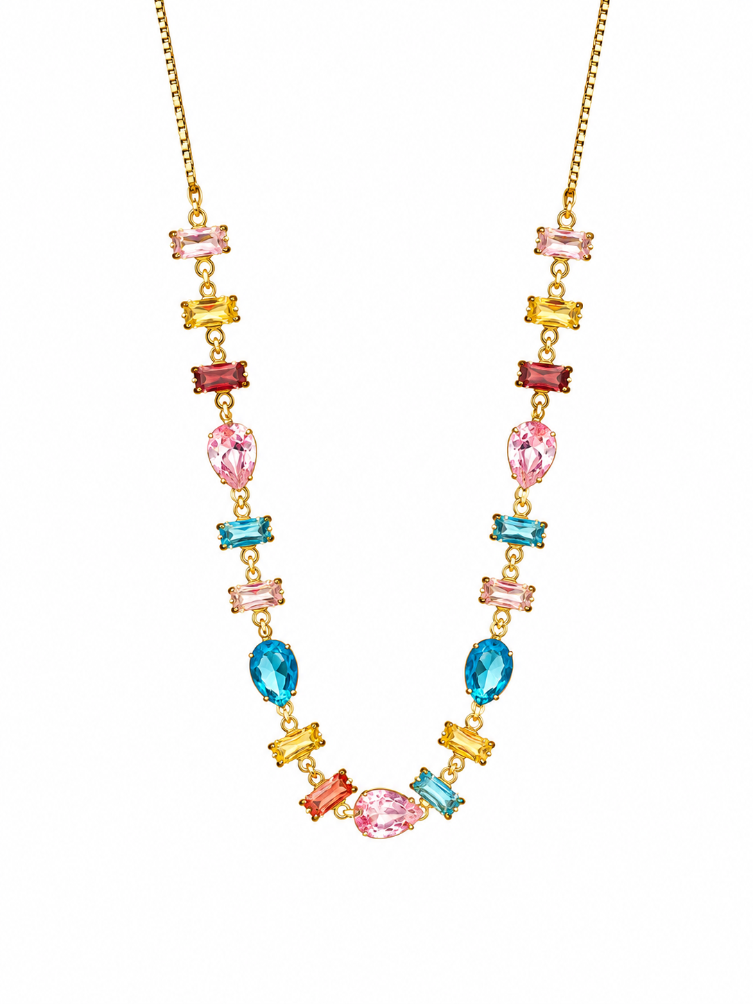 Colar Colors Folheado a Ouro Lumend