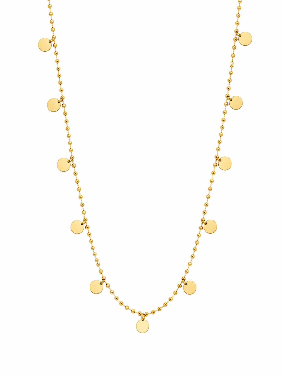 Chocker Feminina Folheada a Ouro Delicada