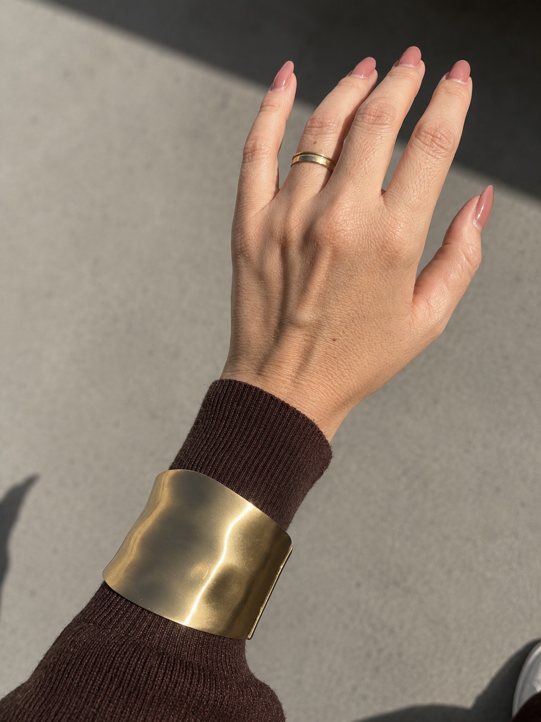 Bracelete Fosco dourado Lumend Semijoias