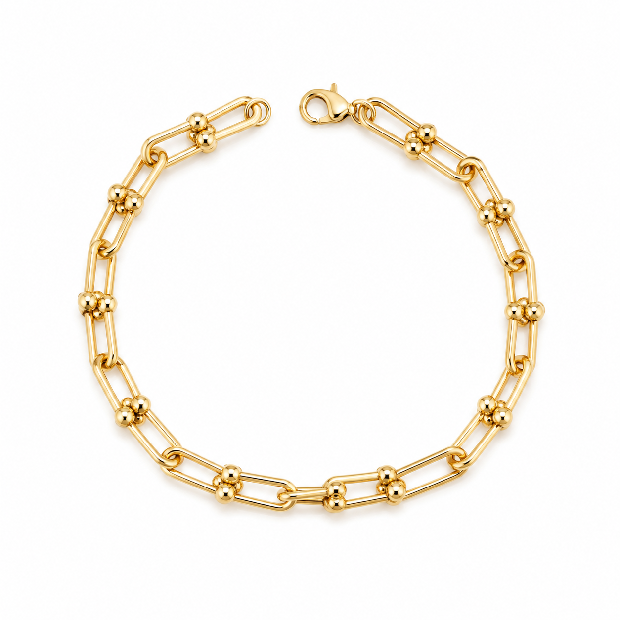 Pulseira Elos Folheada a Ouro Lumend