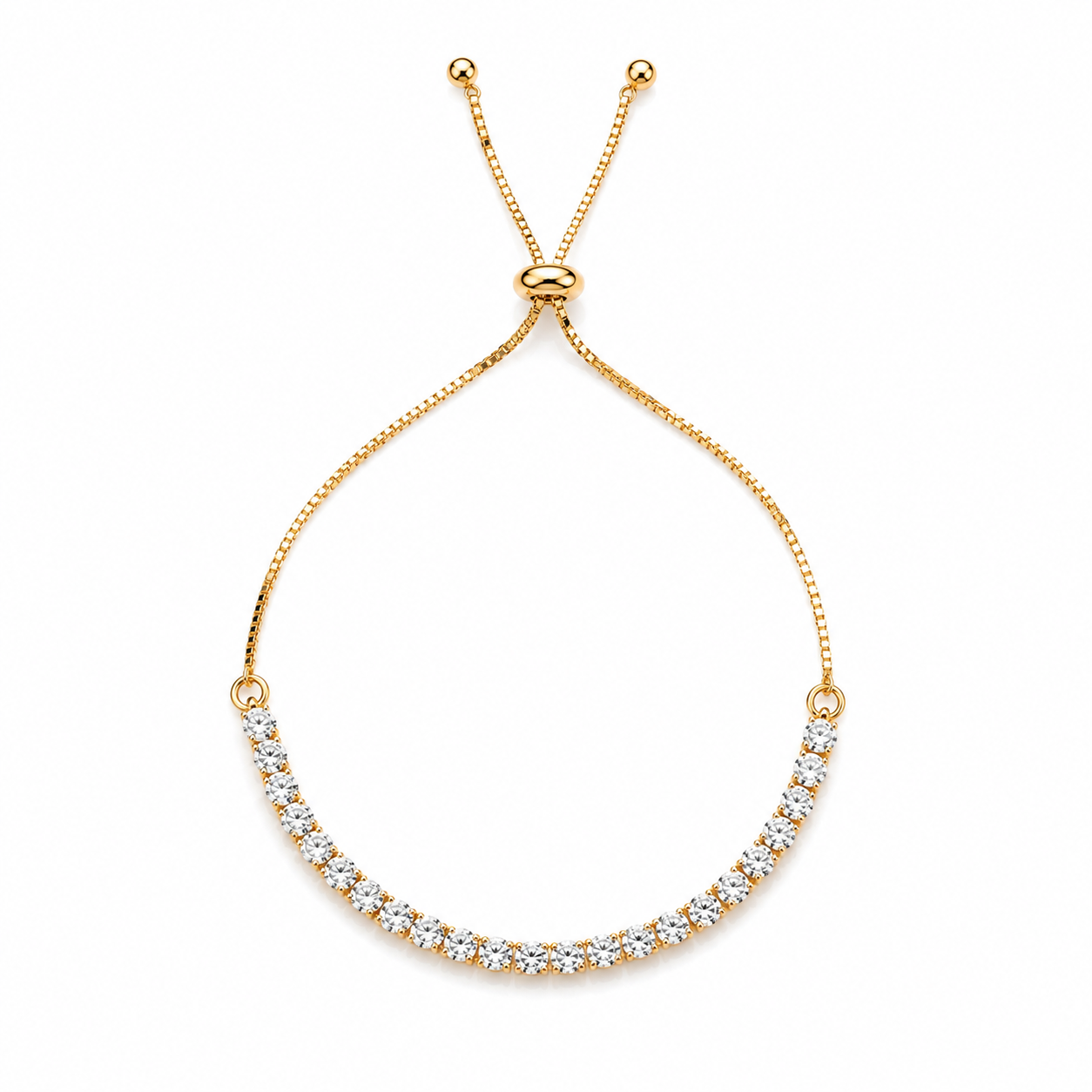 Pulseira Gravatinha Folheada a Ouro Lumend