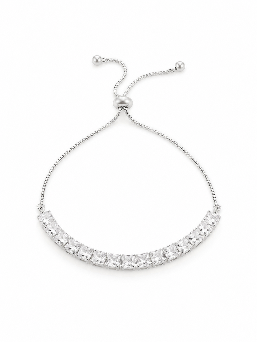 Pulseira Gravata Folheada Prata Lumend