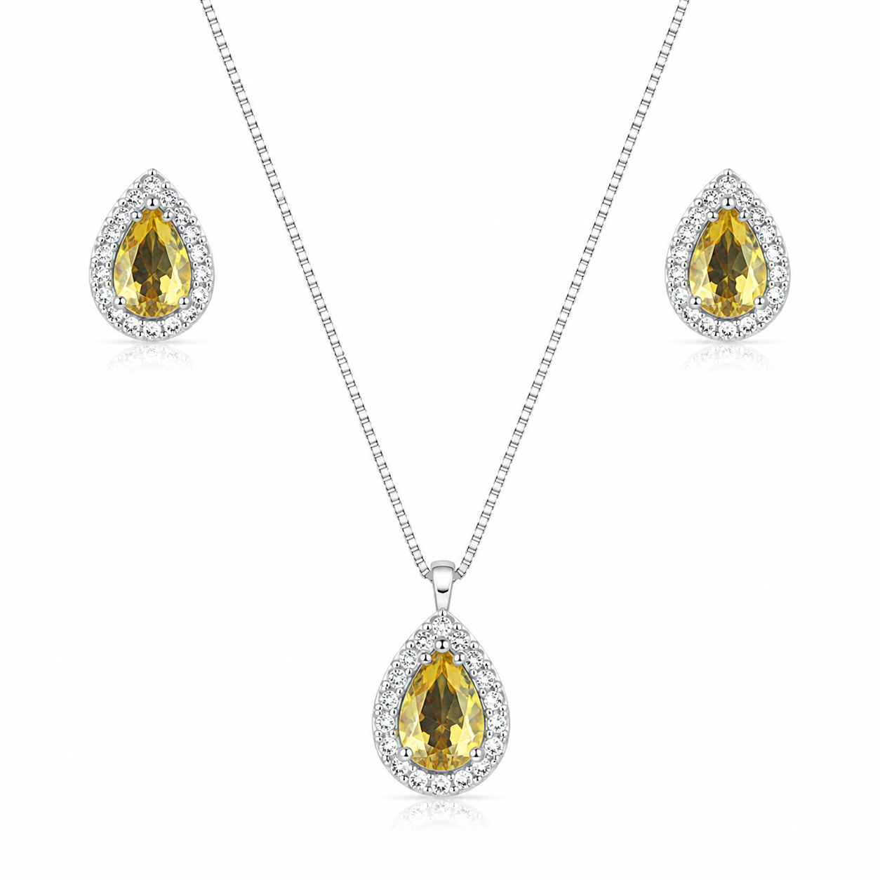 Conjunto gota amarela