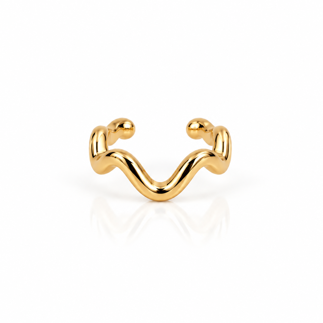 Piercing Fake Folheado a Ouro Lumend