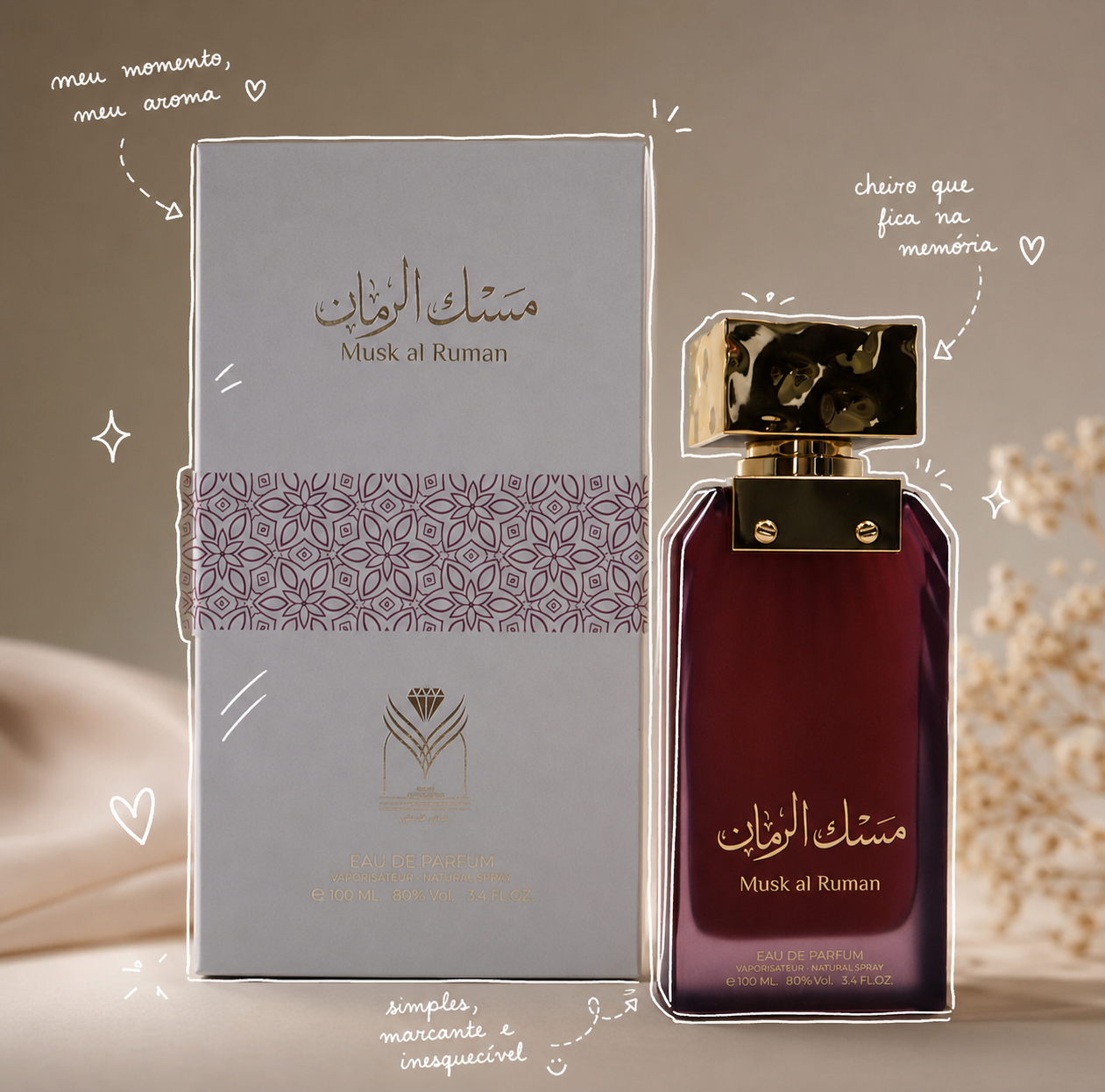 Perfume árabe Musk Al Ruman
