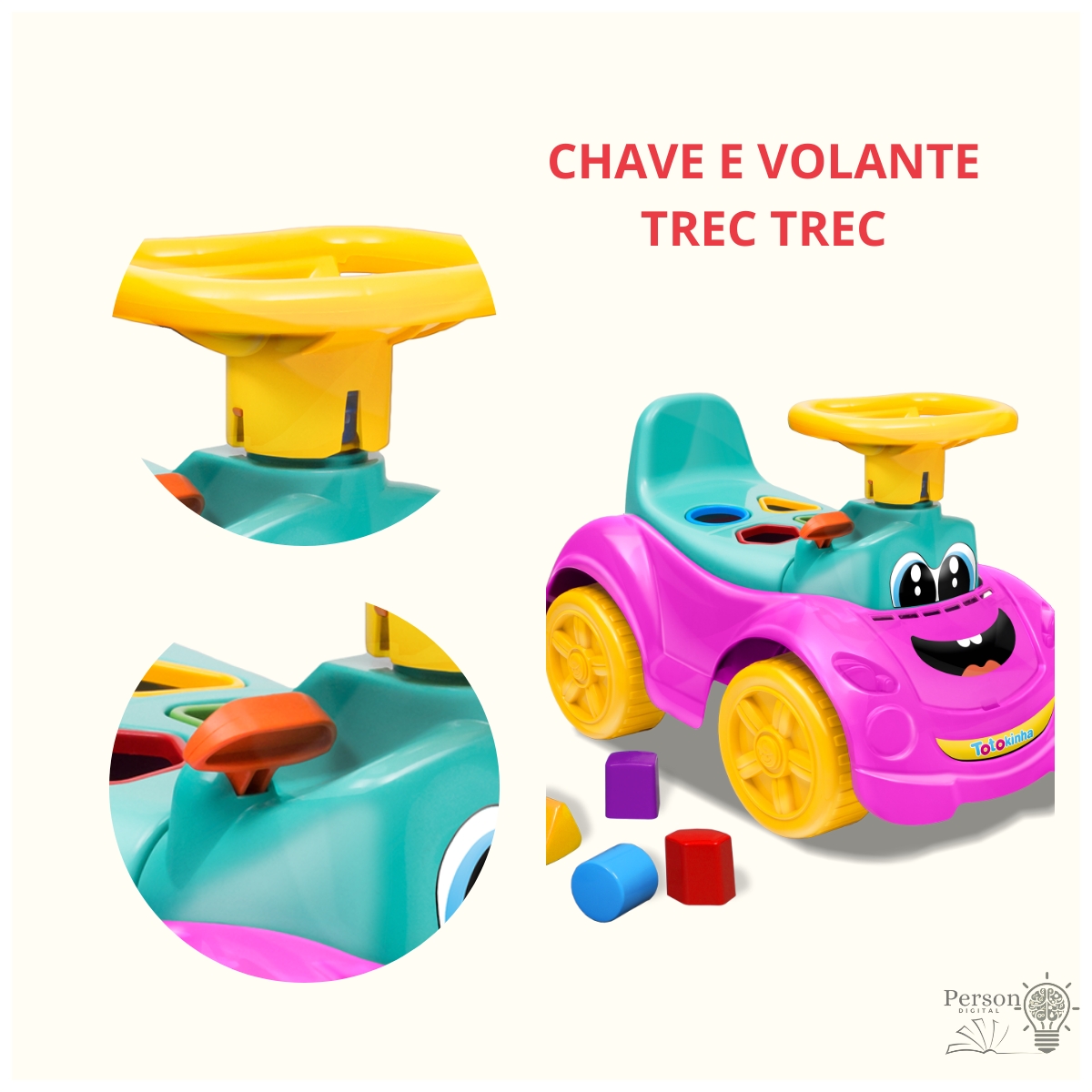 Totokinha Sport Quadriciclo Carrinho Passeio Infantil Menina