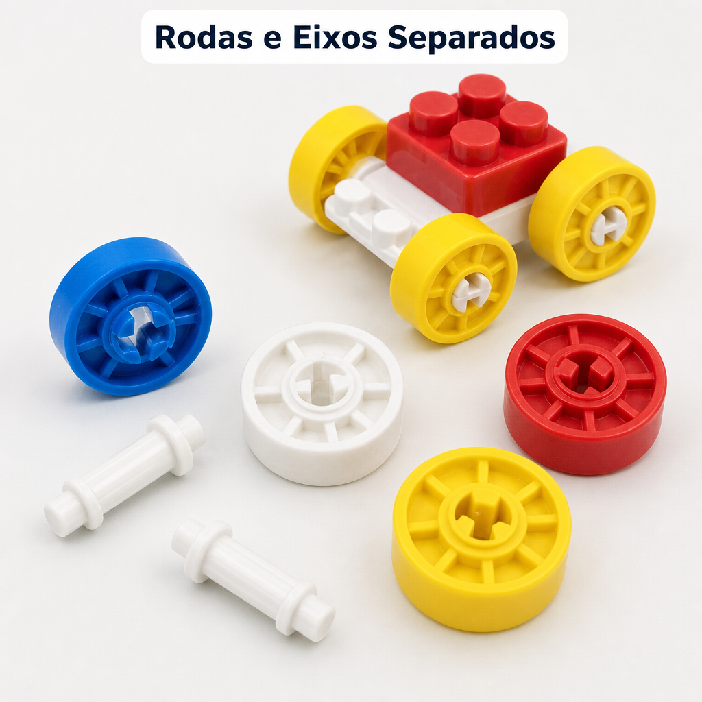 Blocos Montar 1008 Pçs Infantil Brinquedo Educativo Encaixe