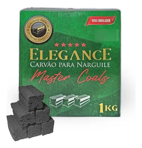 Carvão Narguilé Elegance Master Coals (unidade)