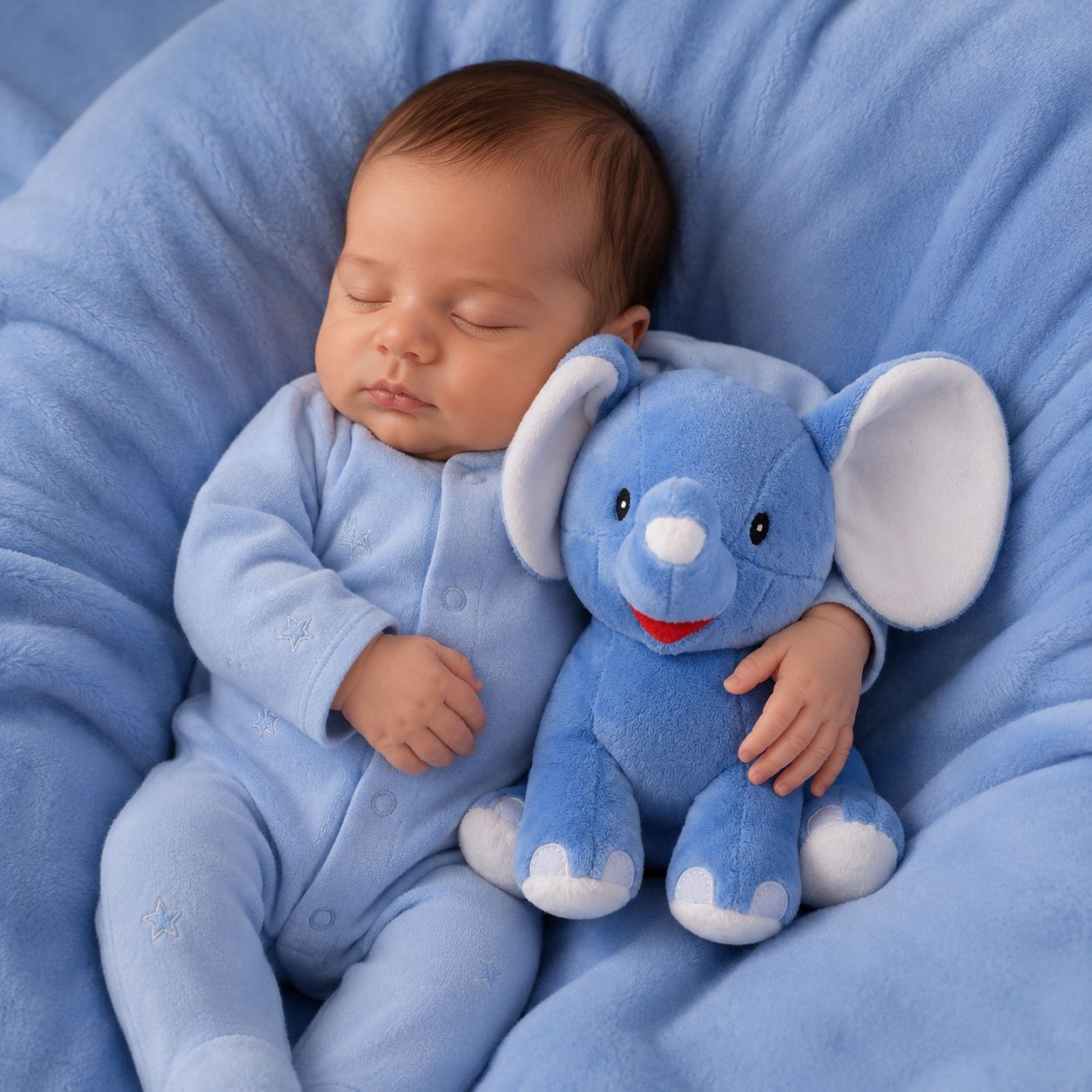 Pelúcia Infantil Elefante Feliz Love