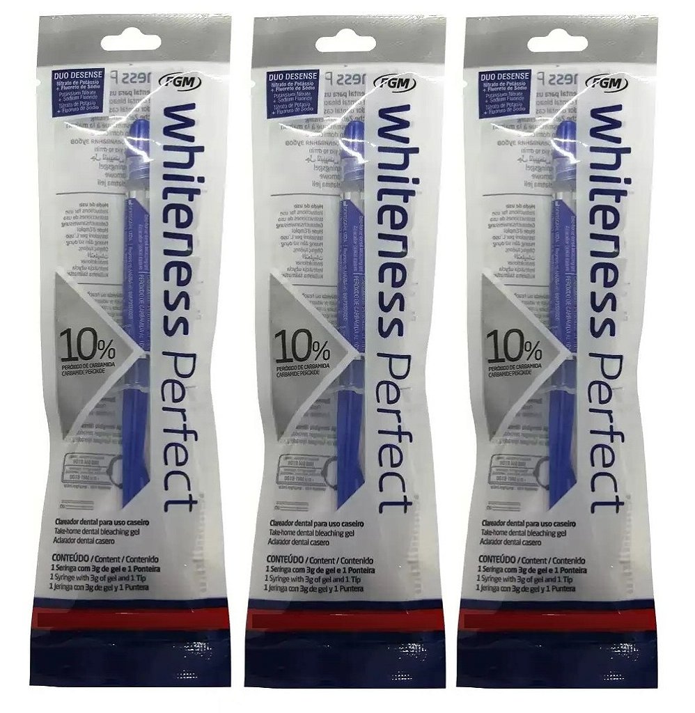 3 Clareador Whiteness Perfect 10% - FGM