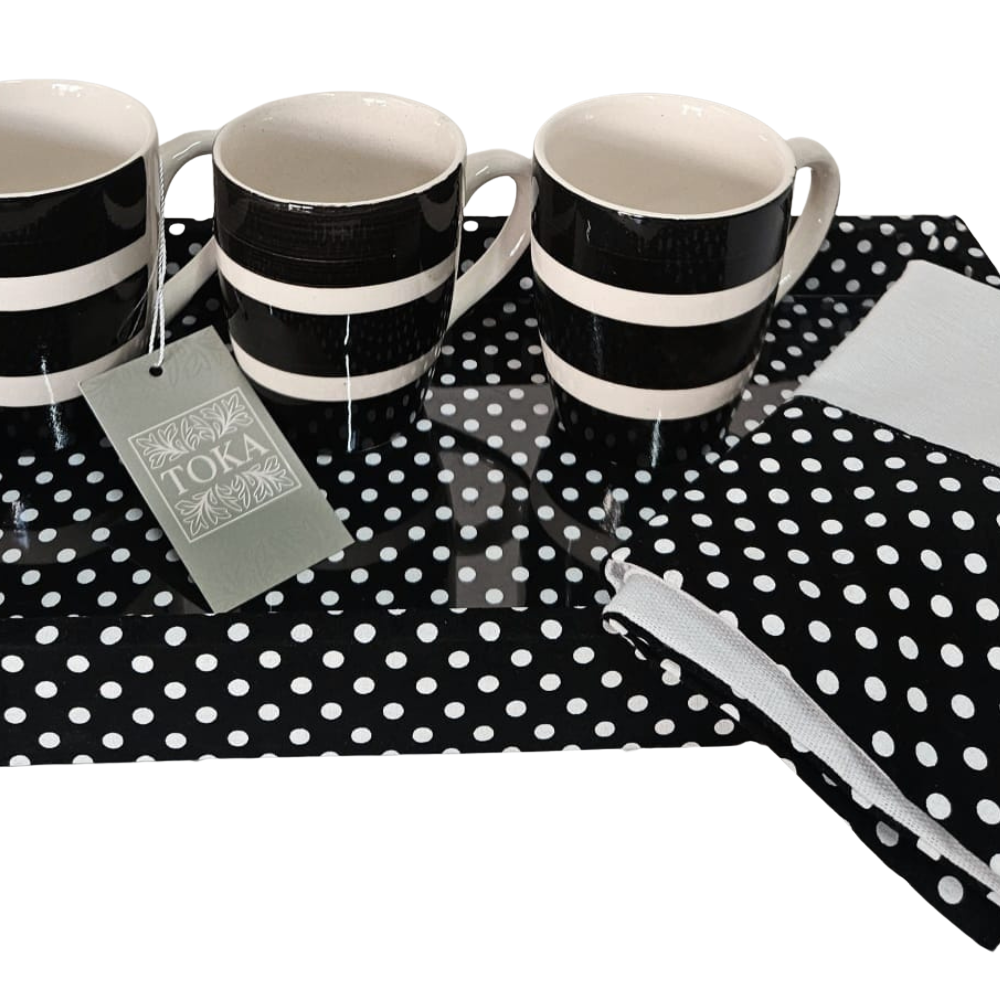 KIT CANECA CAFÉ COM LEITE POÁ