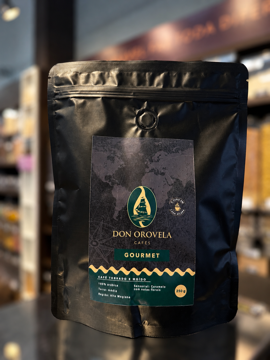 Don Orovela Café Gourmet Moído 250g + Xicara
