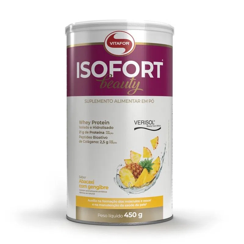 ISOFORT BEAUTY 450G ABACAXI COM GENGIBRE