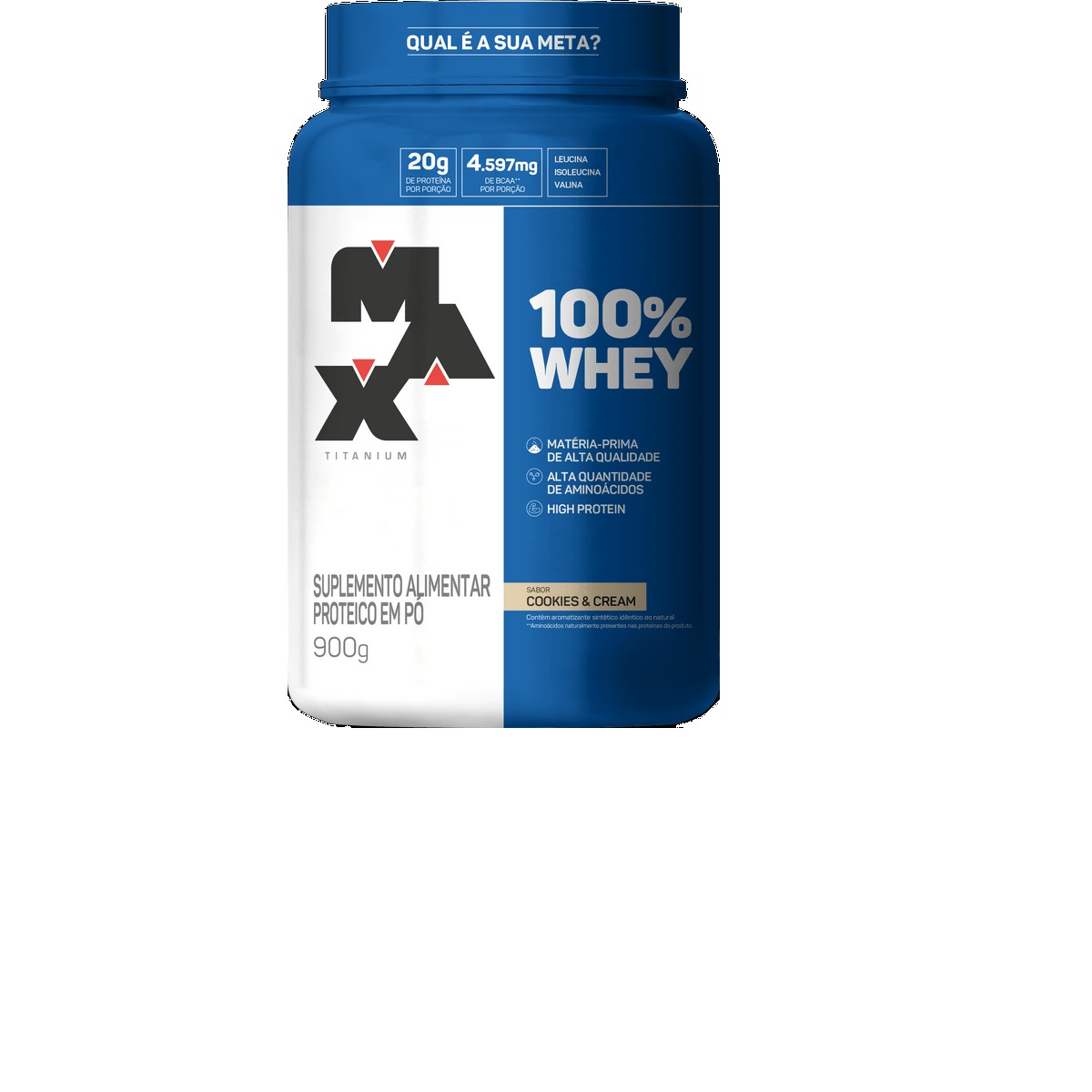 100% WHEY POTE 900G COOKIES &amp; CREAM