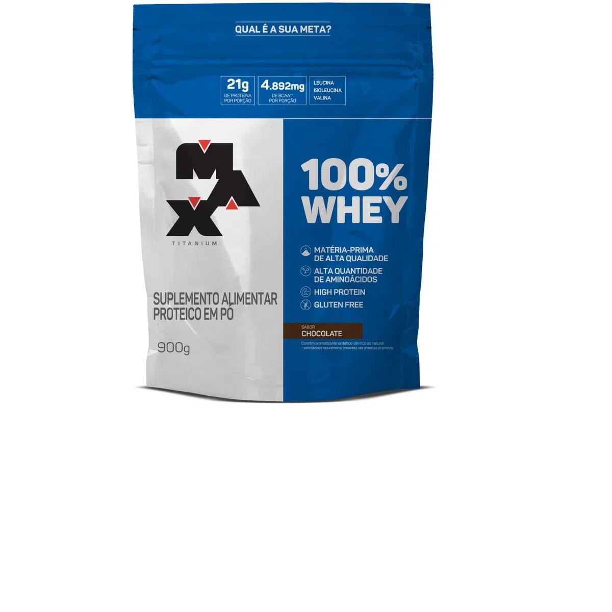 100% WHEY REFIL SABOR CHOCOLATE 900G